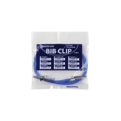 Plasdent SILICONE SPECTURM BIB CLIPS - ROYAL BLUE